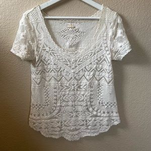 Gorgeous lace Anthropologie top